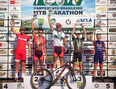 Bikers Rio Pardo | NOTÍCIAS | Brasileiro de MTB Maratona 2016 - Isabella Lacerda e Halysson Ferreira são campeões