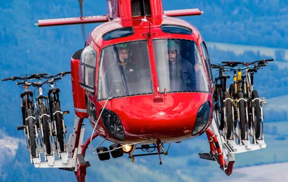 Bikers Rio Pardo | NOTÍCIAS | Você já viu um helicóptero transportando bicicletas?