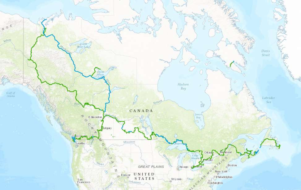 Bikers Rio Pardo | NOTÍCIAS | Canadá inaugura maior trilha do mundo com 24 mil km
