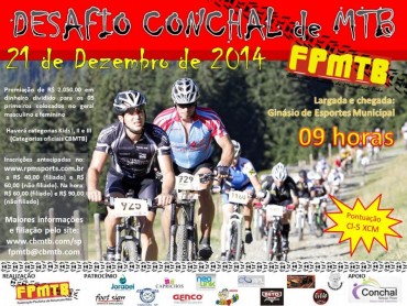 Bikers Rio Pardo | NOTÍCIAS | Desafio Conchal de MTB 2014 - Informações