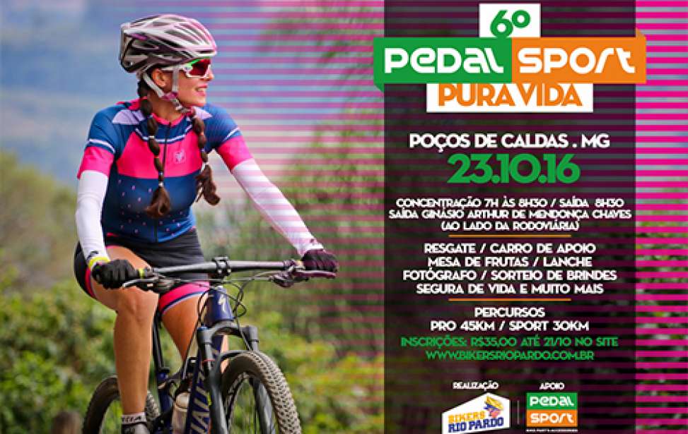Bikers Rio pardo | Fotos | 6º Pedal Sport Pura Vida - Poços de Caldas-MG