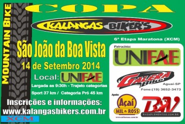 Bikers Rio pardo | Notícia | RESULTADO - Copa Kalangas Bikers - São João da Boa Vista-SP -
