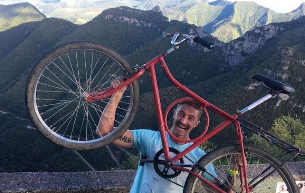 Bikers Rio Pardo | NOTÍCIAS | Com bicicleta “barra circular”, atleta de Prudentópolis é vice campeão na Serra do Rio do Rastro
