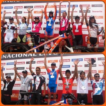 Bikers Rio pardo | Notícia | Com duas grandes vitórias, Isabella e Guilherme disparam na liderança da Copa Internacional de MTB