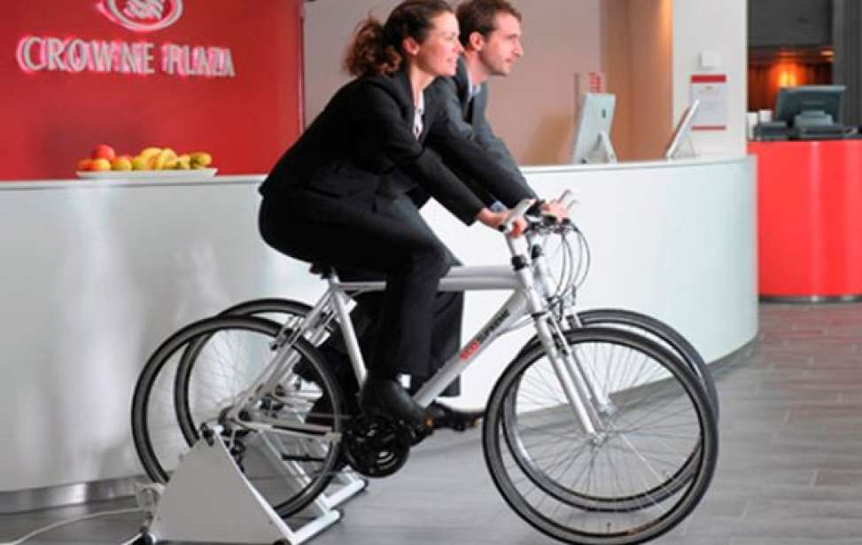 Bikers Rio Pardo | NOTÍCIAS | Hotel dá refeição grátis a hóspedes que gerarem energia pedalando