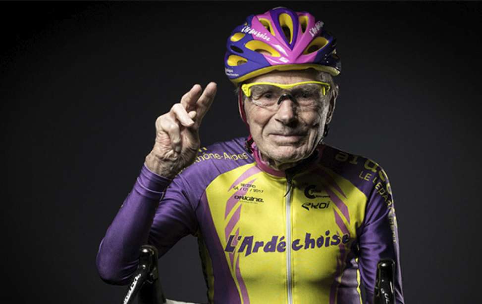 Bikers Rio Pardo | NOTÍCIAS | Aos 106 anos de idade, Robert Marchand pendura as sapatilhas