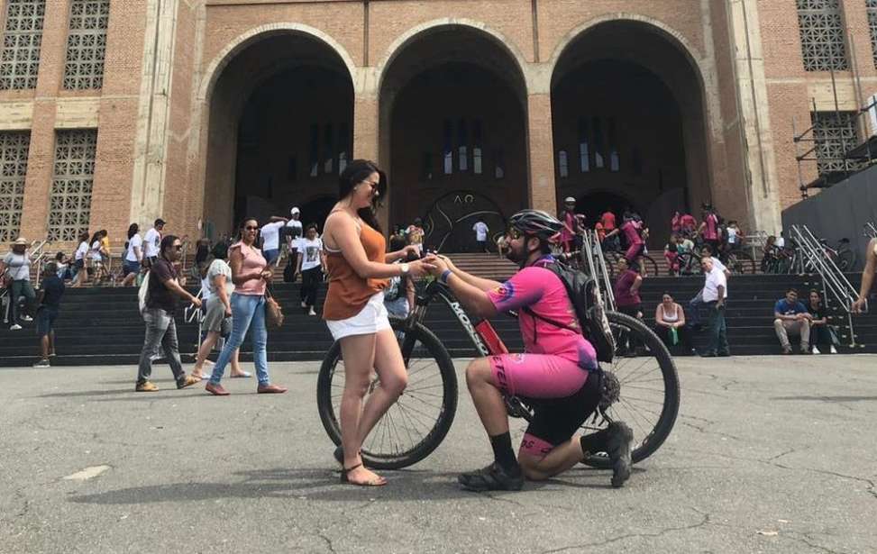 Bikers Rio pardo | SUA HISTÓRIA | Ciclista faz romaria de quatro dias para fazer pedido de casamento no Santuário de Aparecida