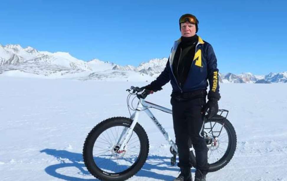 Bikers Rio pardo | SUA HISTÓRIA | Ele se aposentou e pedalar na Antártida